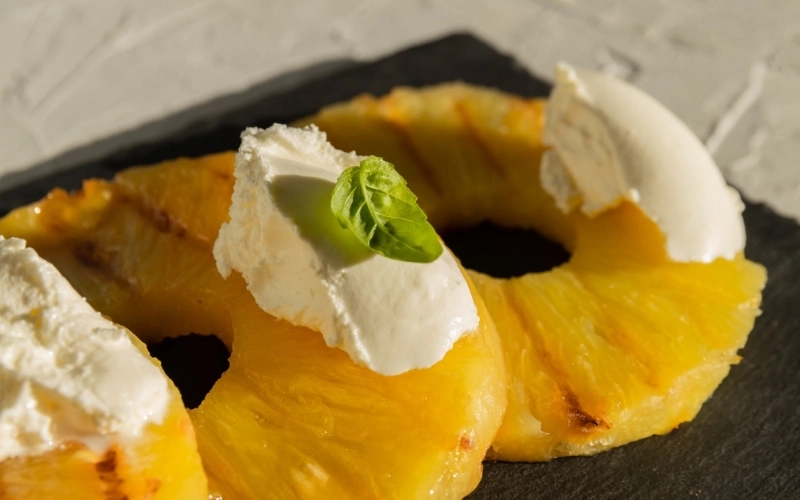 Decadent Grilled Pineapple Sundae