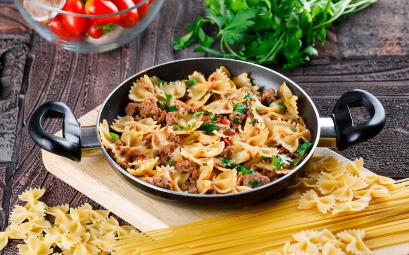 Beef and Mushroom Pasta