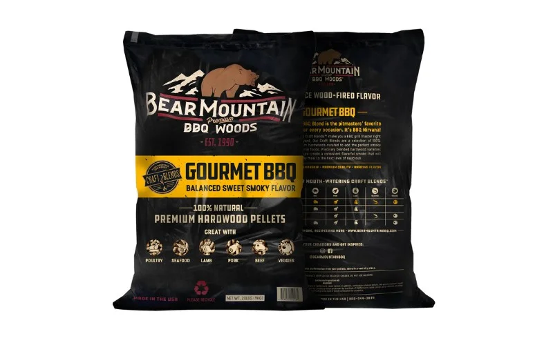 Bear Mountain 40 Pound Gourmet Blend BBQ pellets