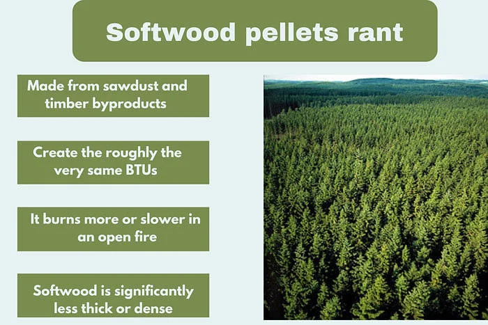 Hardwood and Softwood Pellets