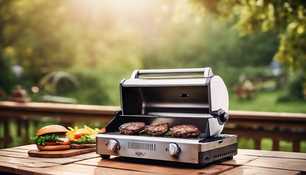 portable tabletop gas grill