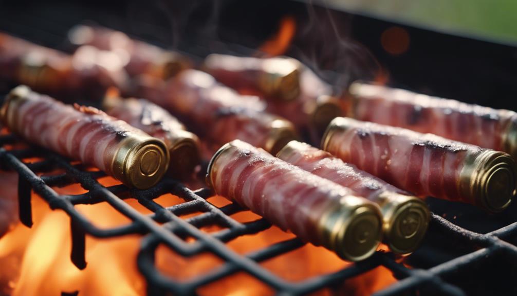 smoking meat and fish