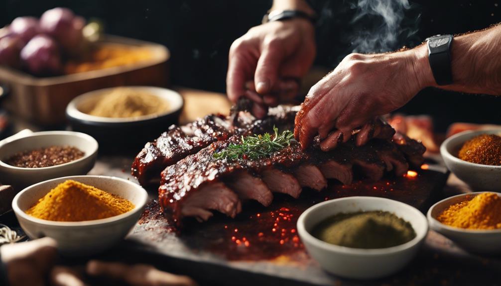 marinating grilling and serving