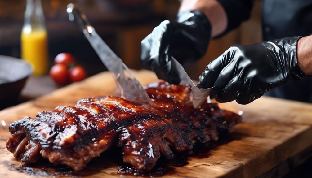 ribs wrapped in bacon