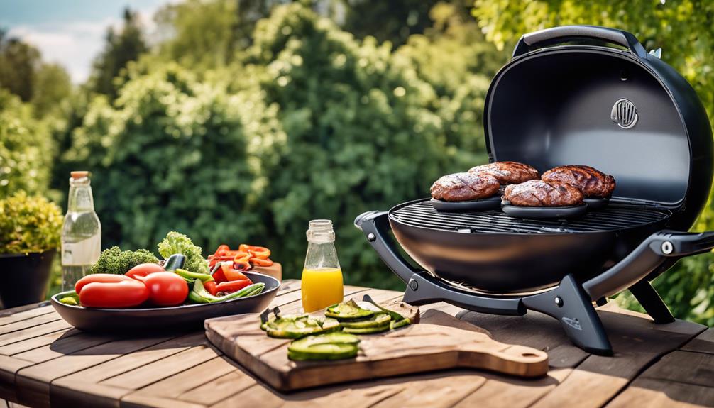 compact gas grill model