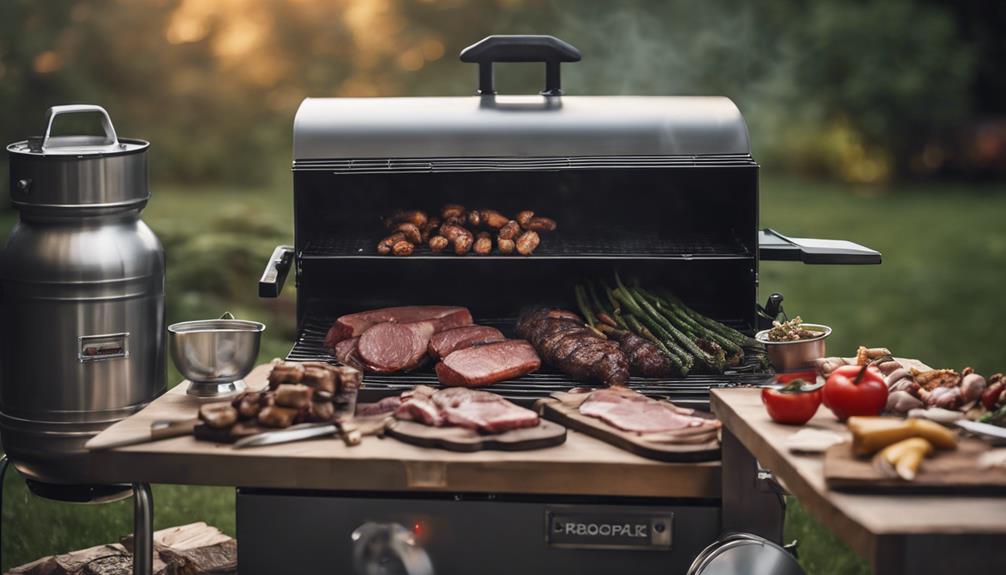 wood chips add flavor