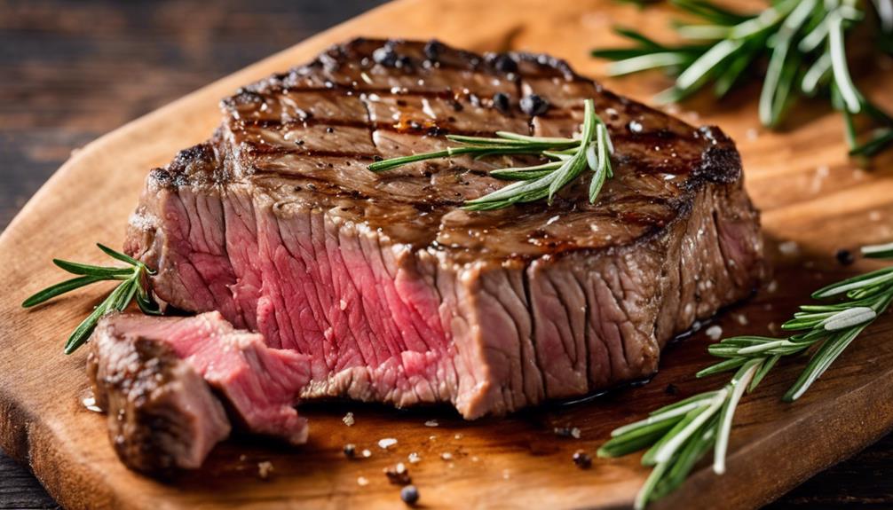 analyzing steak doneness levels