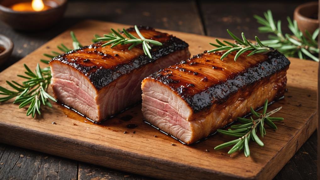 smoked pork belly
