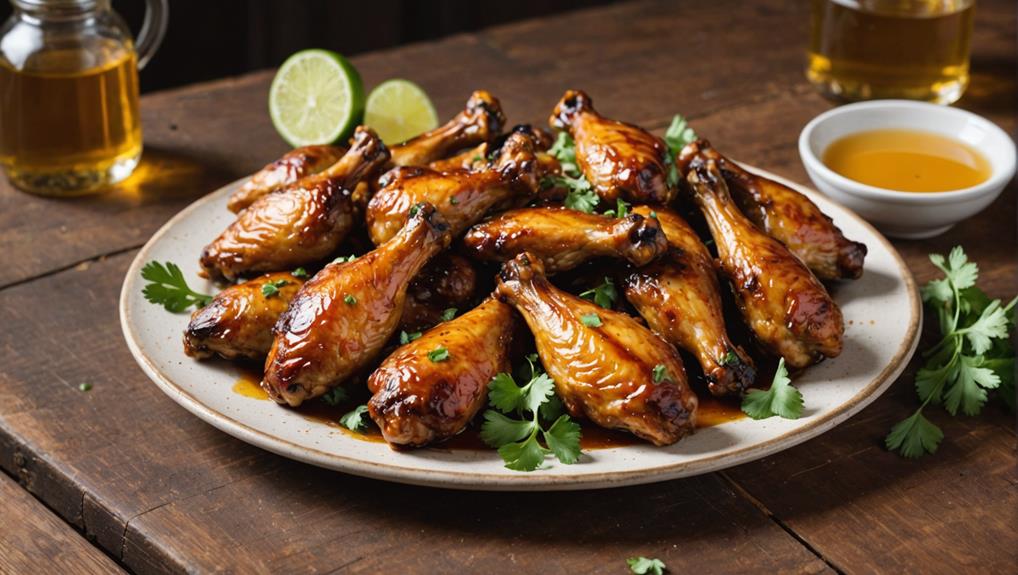 flavorful grilled chicken wings