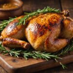 grilled chicken over mesquite
