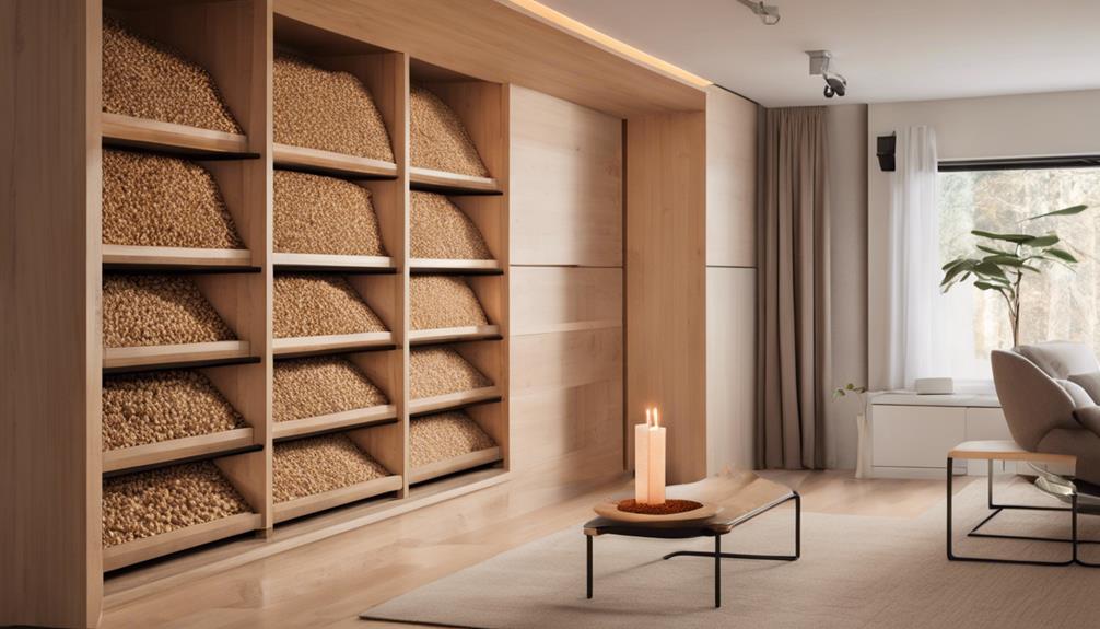 organizing items at home