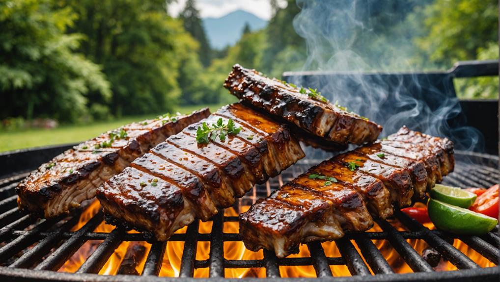 perfectly grilled tender ribs