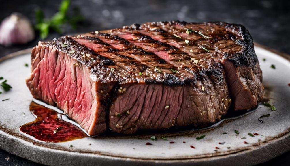 blue steak cooking method