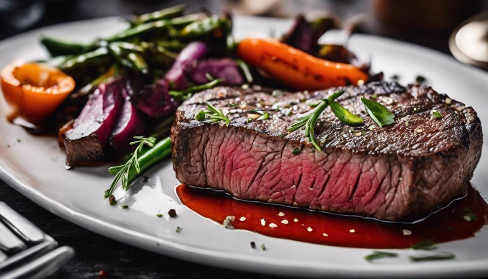 safety of rare steak